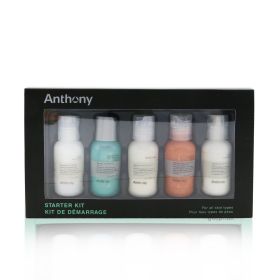 Starter Kit 5-Pieces Kit (For All Skin Types): Cleanser 30ml + Scrub 30ml + Moisturizer 30ml + Hair &amp; Body Wash 30ml + Shave Cream 30ml